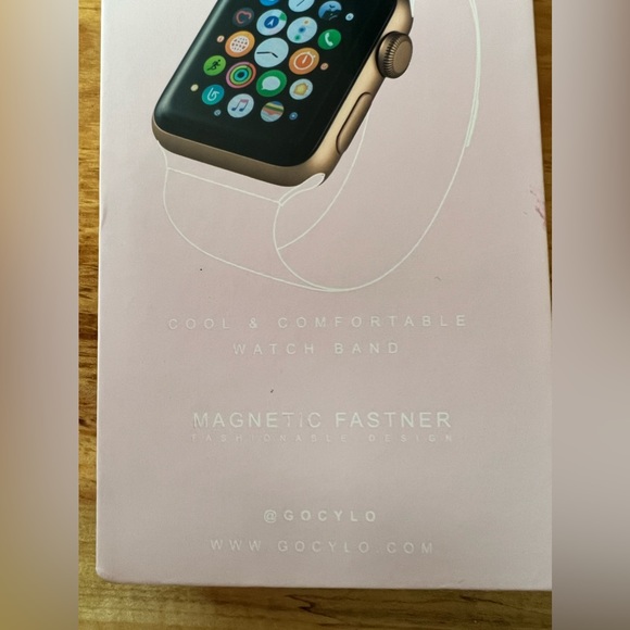 NIB Rose Gold Cylo Pop Chronos Active WristBand For Apple Watch 42/44 Mm - Picture 4 of 4